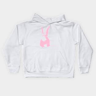 Cute pink bunny Kids Hoodie